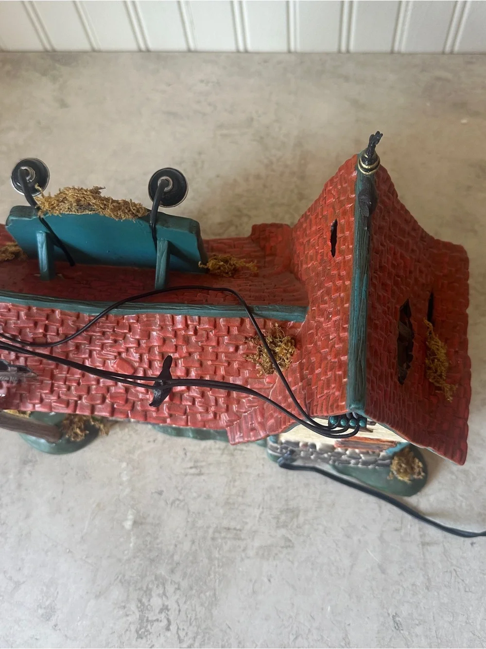 Dept 56 Dead End Motel Halloween Village EUC #55377 Flashing Lights Retired